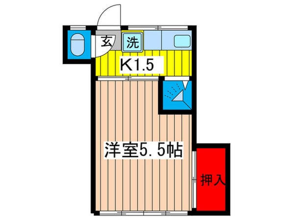 コ－ポ日の出の物件間取画像